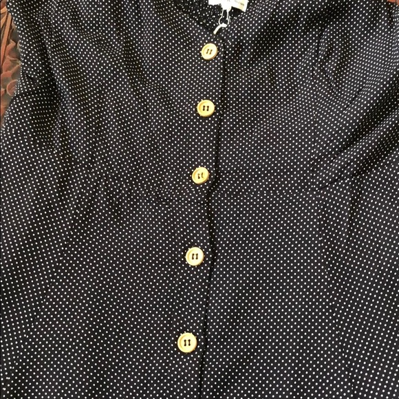 #23 GIRLY & FLIRTY LITTLE BLACK DOTTED DRESS - Picture 5 of 8